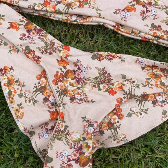 RARE Set! Boys and Arrows Bikini Blush Micro Floral Bikini - Picture 6 of 10